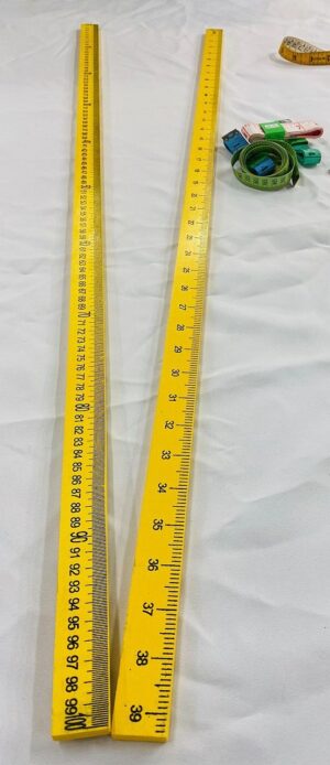 Wooden metre stick