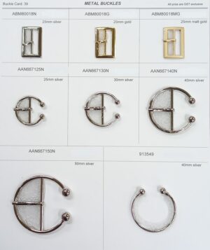 New - Metal Buckles