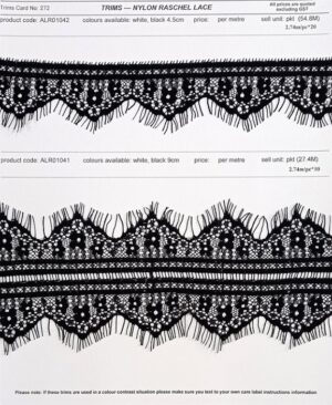 Nylon Raschel Lace - Trim card 272