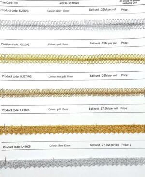 NEW - Metallic Trims