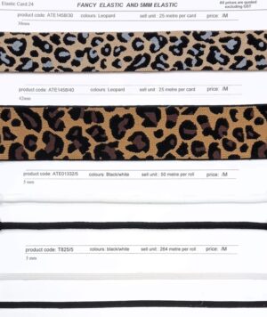 Fancy Elastic and 5mm Elastic