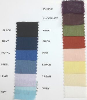 YORYU CRINKLE CHIFFON