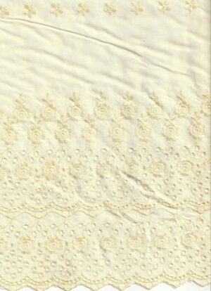 Broderie Anglaise Border Lace