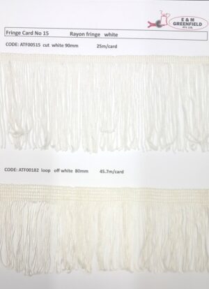 Rayon Sash and Loop Fringe
