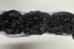 Nylon Ribbon Flower Mesh with Sequins