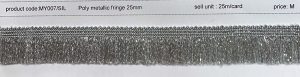 Metallic fringe