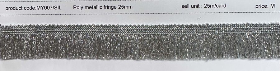 Metallic fringe
