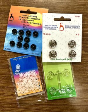 Snap Fastners - metal, plastic